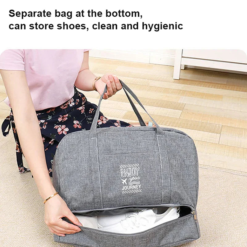 Portable Folding Duffel Bag for Women