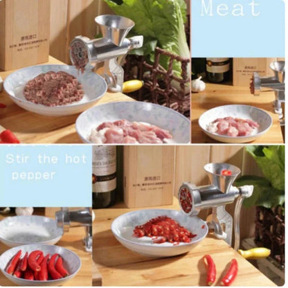 Premium Manual Meat Grinder Aluminum Heavy Duty