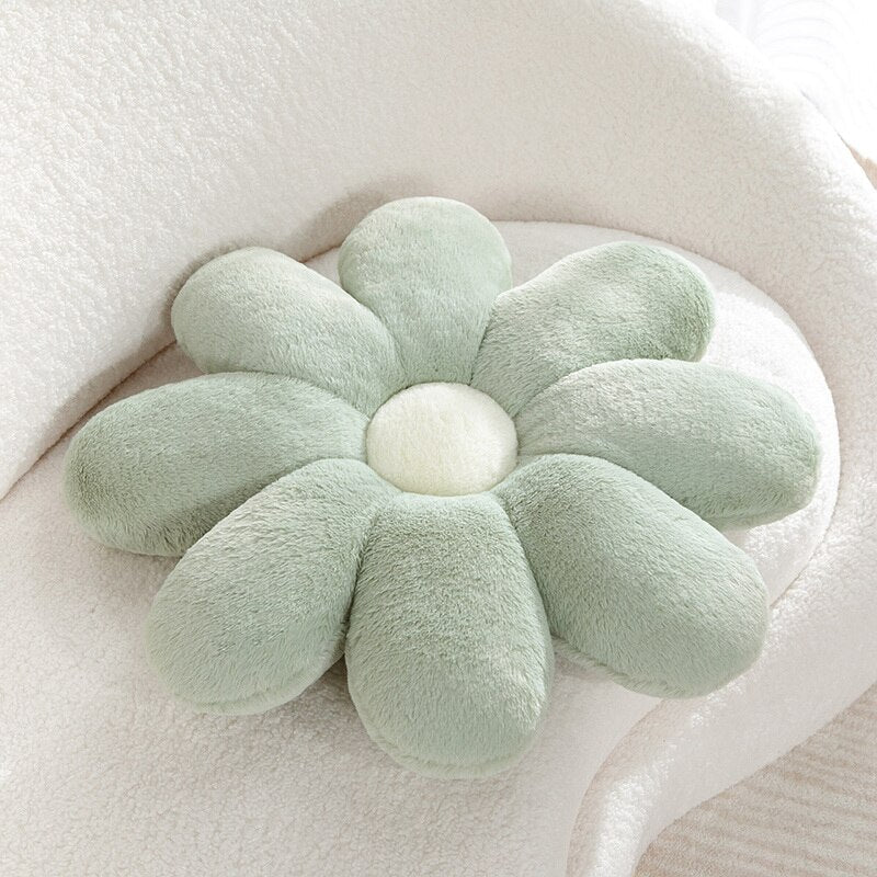 Soft Floral Pillow Cover