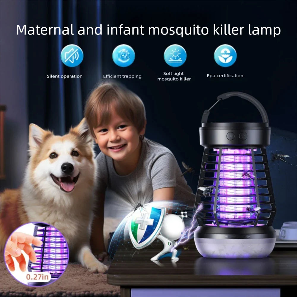 Portable LED Camping Light with Mosquito Killer