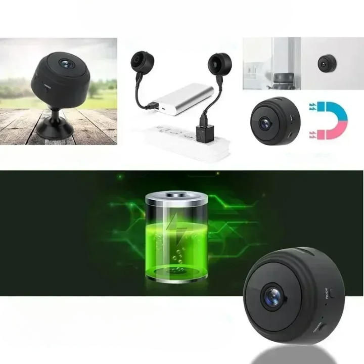 Compact Wireless Home Security Camera System