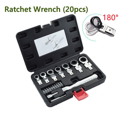 Complete Adjustable Ratchet Socket Tool Set - Befez