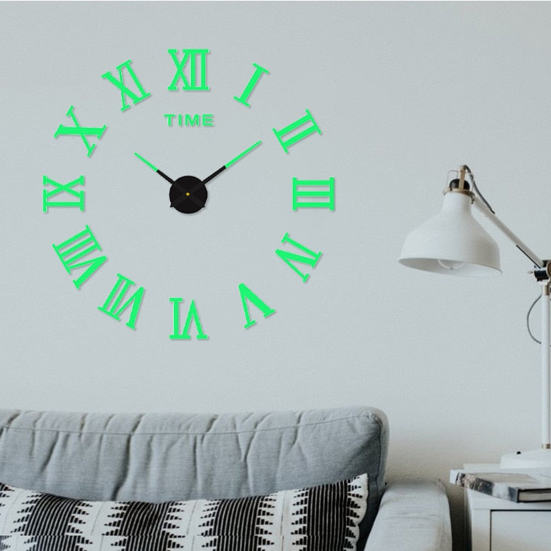 Modern Glow Quiet Wall Clock