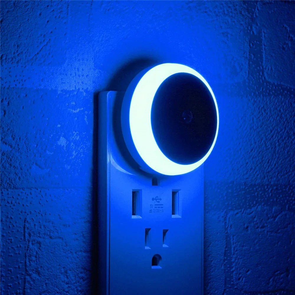 Smart LED Night Light with Auto Dimmer and Sensor