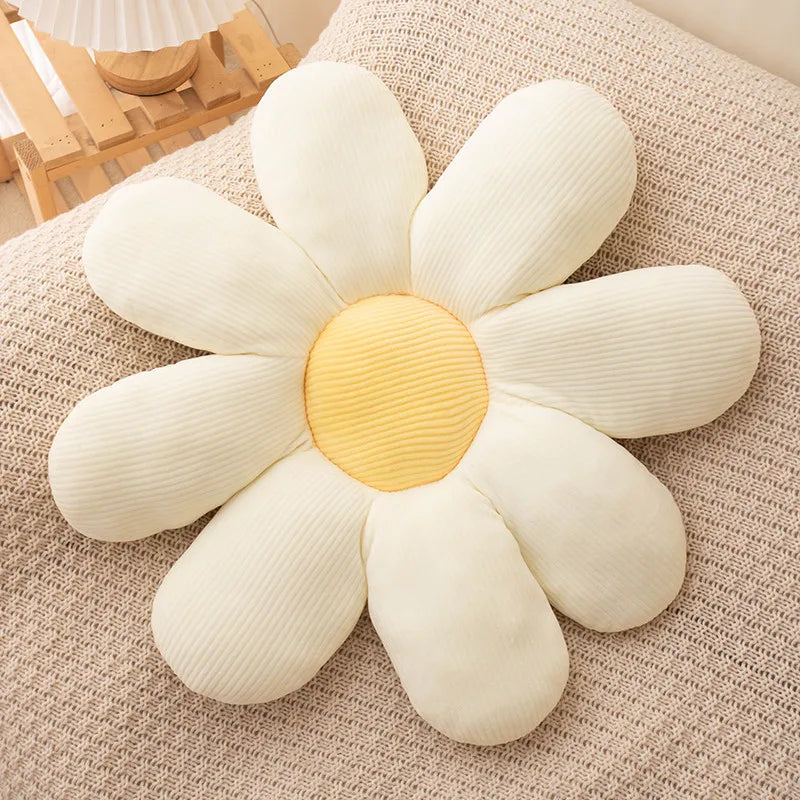 Soft Floral Throw Pillow