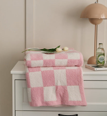 Vibrant Plaid Throw Blanket