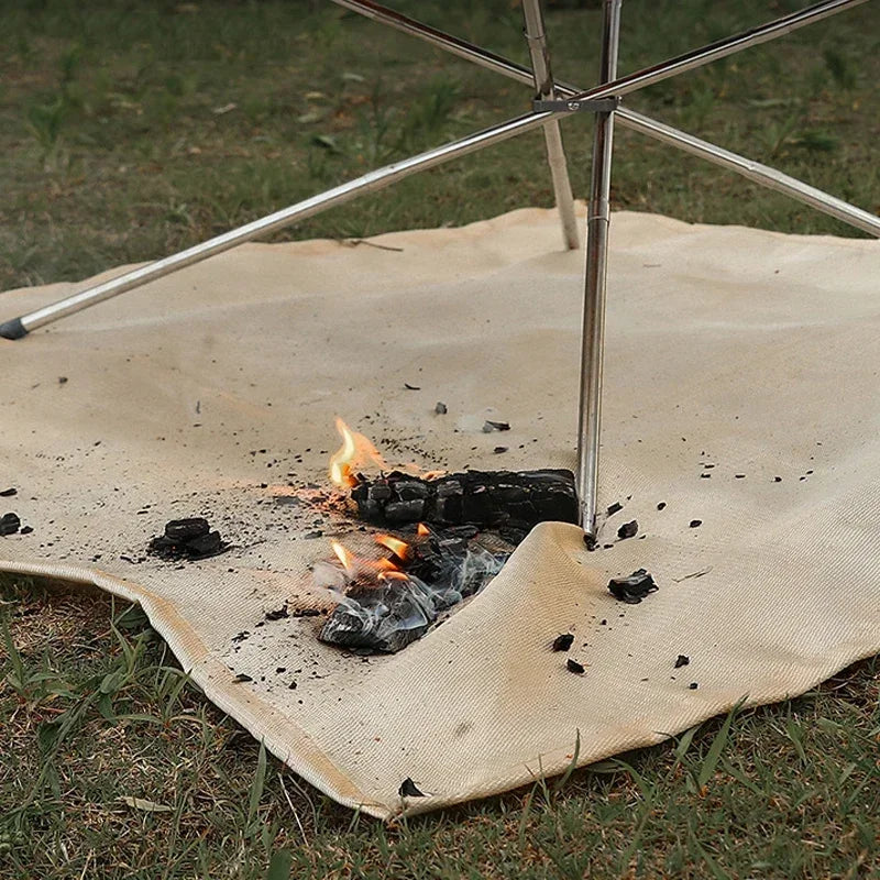 Flameproof Outdoor Camping Mat | Fire Resistant & Durable