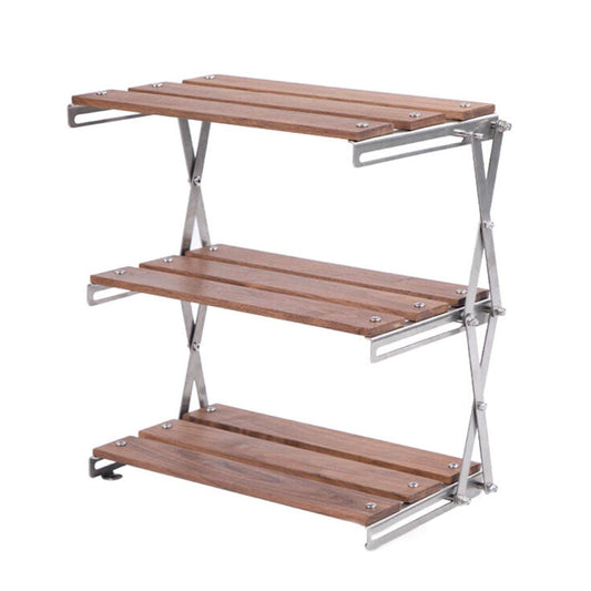 Space Saving 3-Tier Collapsible Shelf Rack - Befez