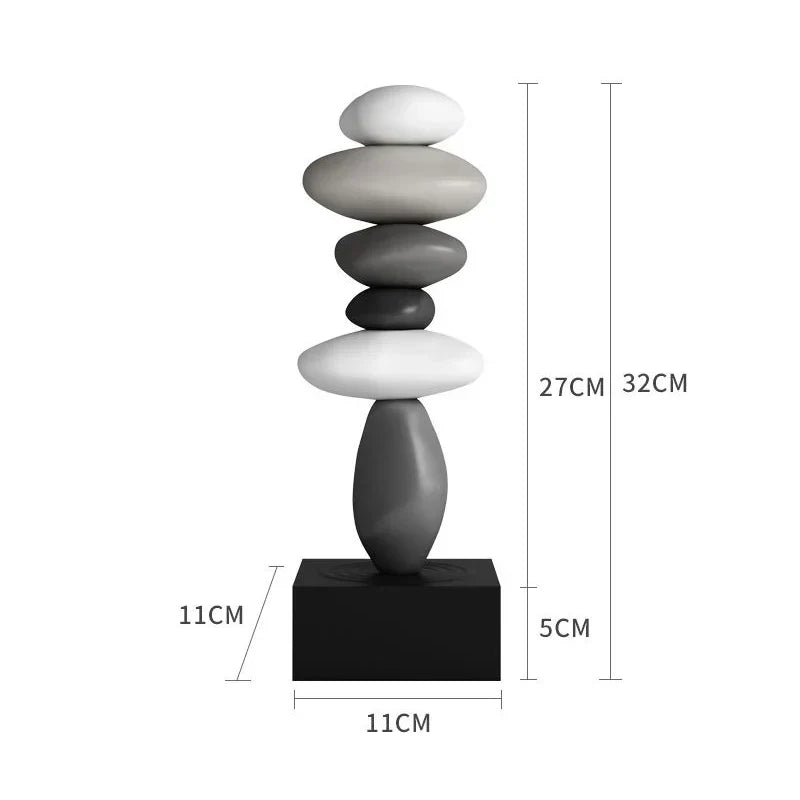 Serenity Decor Sculpture - Calming Home Accent