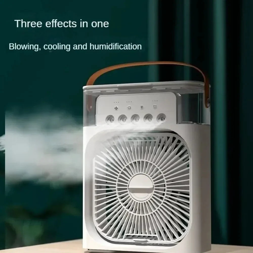 Compact Air Cooler with 3-Speed Fan and Humidifier