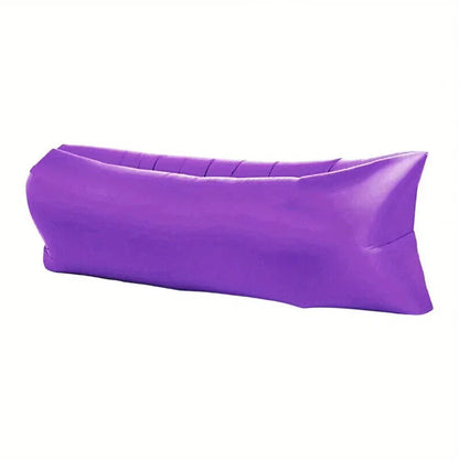 Comfortable Outdoor Inflatable Sofa with Headrest & Carry Bag