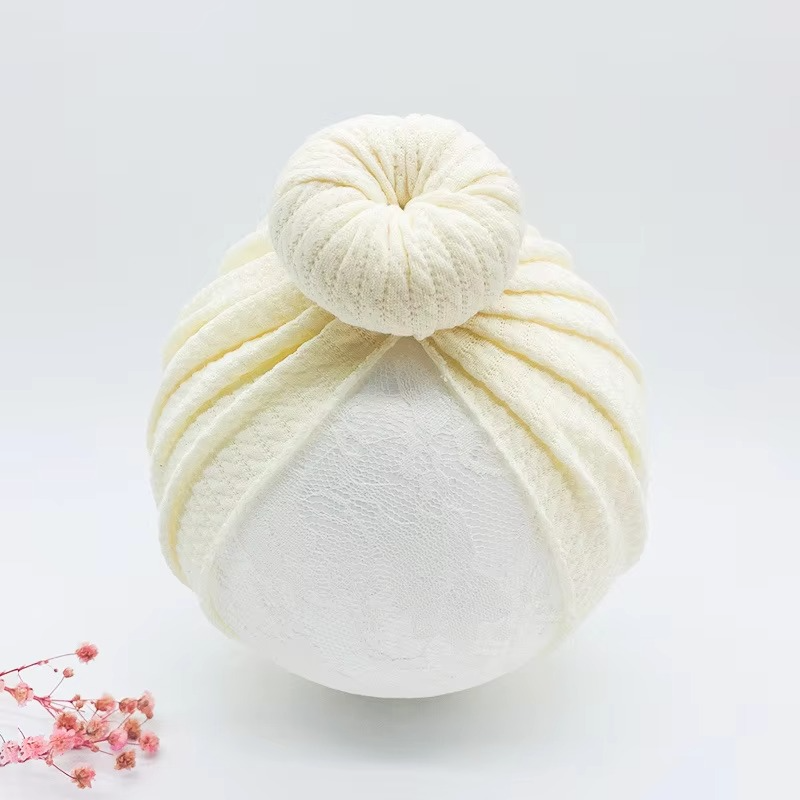 Soft Baby Beanie with Cute Bow Headband