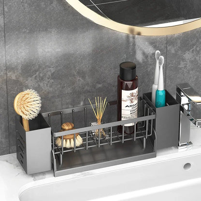 Space Saving Kitchen Sink Caddy with Drainage Tray