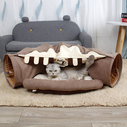 Cozy Pet Foldable Play Tunnel House