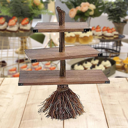 3-Tier Storage Witch Broom Shelf - Befez