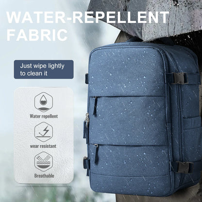 Waterproof Travel Backpack with Laptop Sleeve & Storage