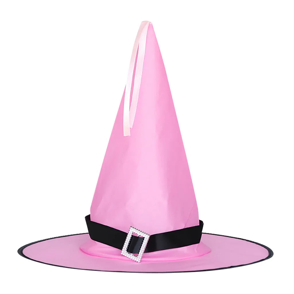 Spooky Glow Witch Hat for Kids and Adults Halloween Costume