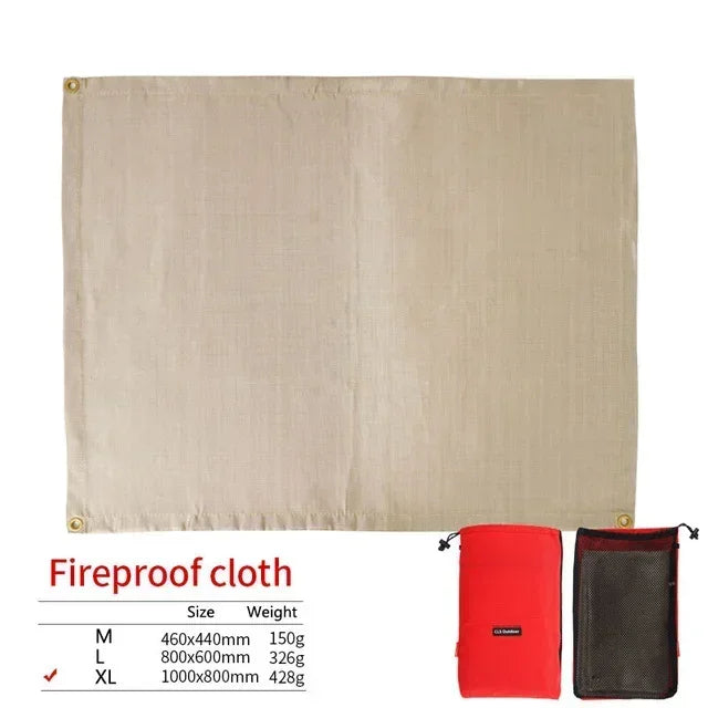 Flameproof Outdoor Camping Mat | Fire Resistant & Durable