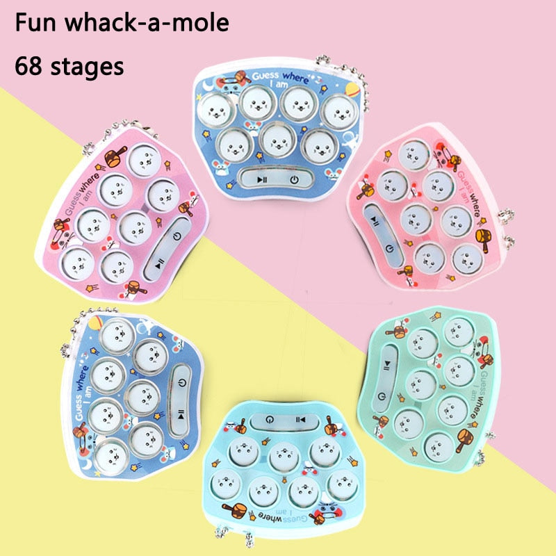 Fun Mini Whack a Mole Keychain Game