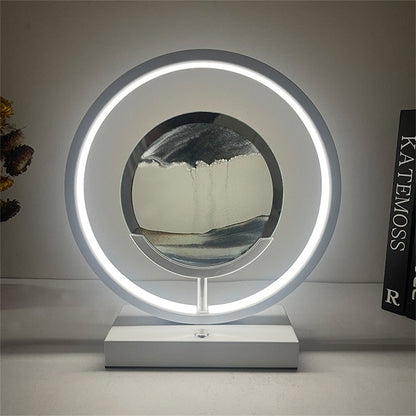Colorful Dynamic LED Sand Art Desk Lamp