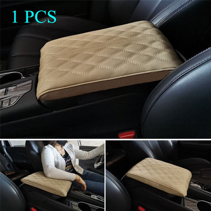 Premium Leather Car Armrest Cushion
