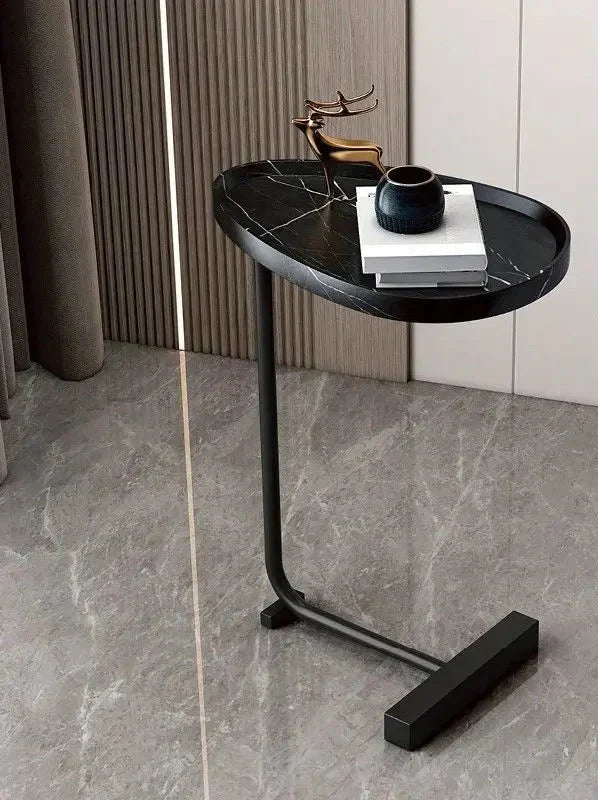 Space Saving End Table – Small Wooden Bedside Table