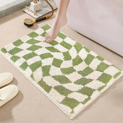 Colorful Tile Pattern Bath Mat