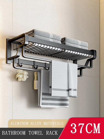 Premium Wall Mount Towel Holder Bathroom Accessory