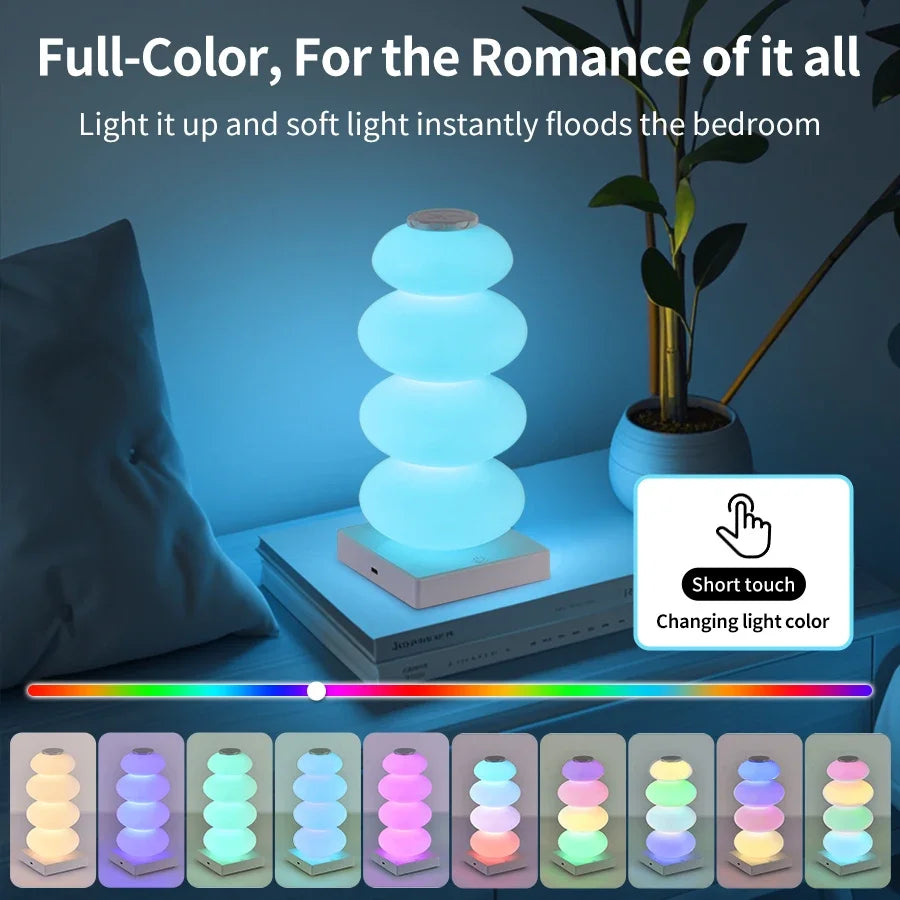 Colorful LED Desk Lamp with Dimmer and USB Port - Befez