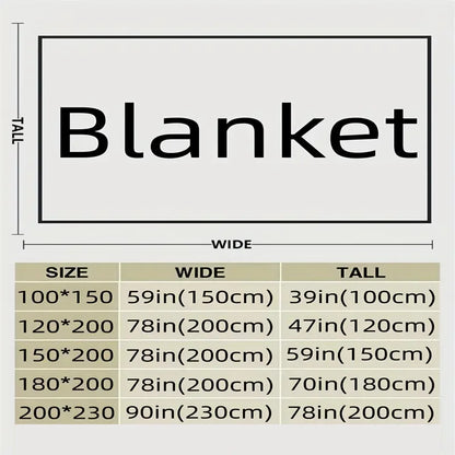 Cozy Plush Blanket with 3D Butterfly Pattern