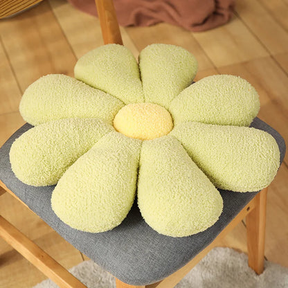 Soft Floral Pattern Throw Pillow