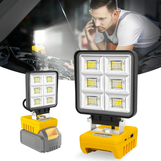 Bright 48 LED Portable Worksite Spotlight 5200 Lumen - Befez