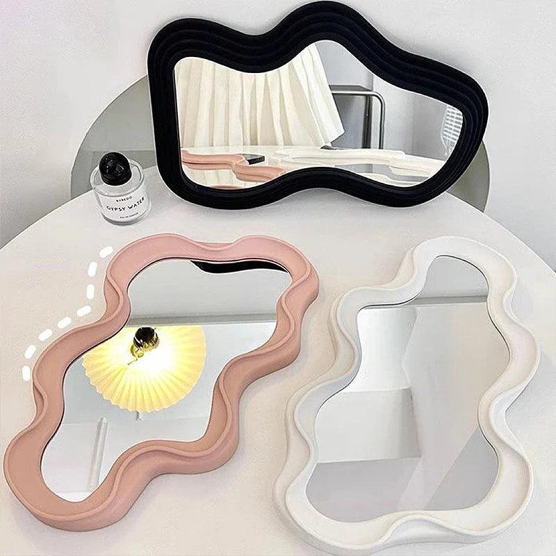 Round Cloud Wall Mirror for Home Decoration