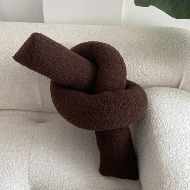 Soft Abstract Throw Pillow