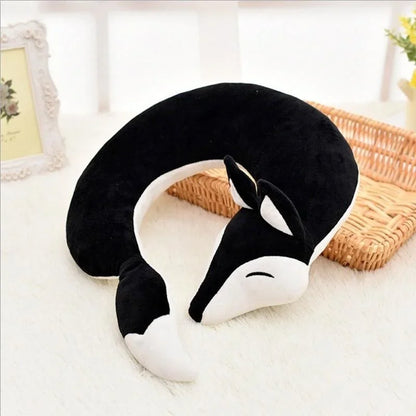 Comfy Travel Fox Neck Pillow for Kids & Adults