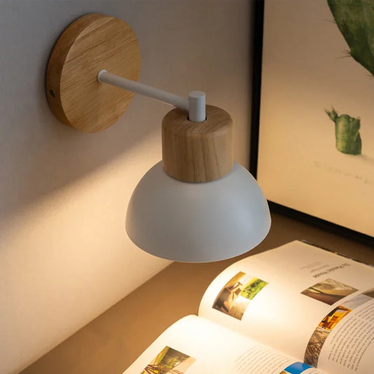 Rustic Wood Modern LED Wall Light - Befez
