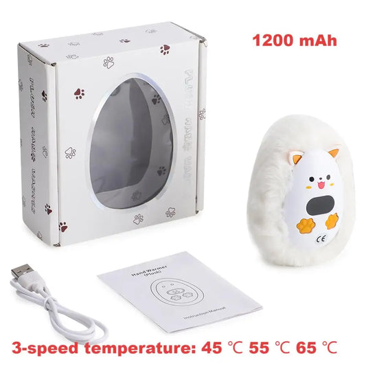Cozy Rechargeable Hand Warmer with 3 Heat Settings - Befez