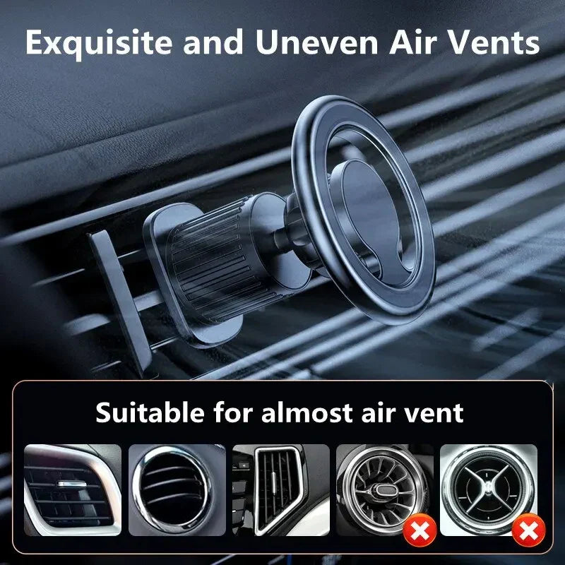 Easy Mount Magnetic Car Phone Holder 360° Rotation