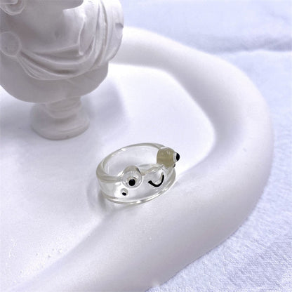 Fun Green Frog Children's Ring