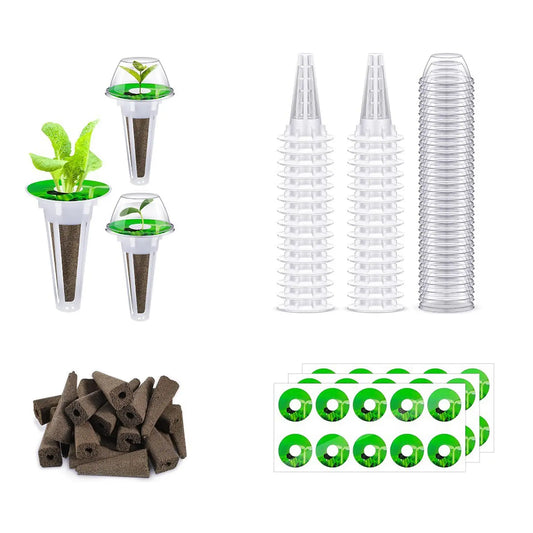 Complete Indoor Hydroponic Grow Kit 120 Piece Set - Befez