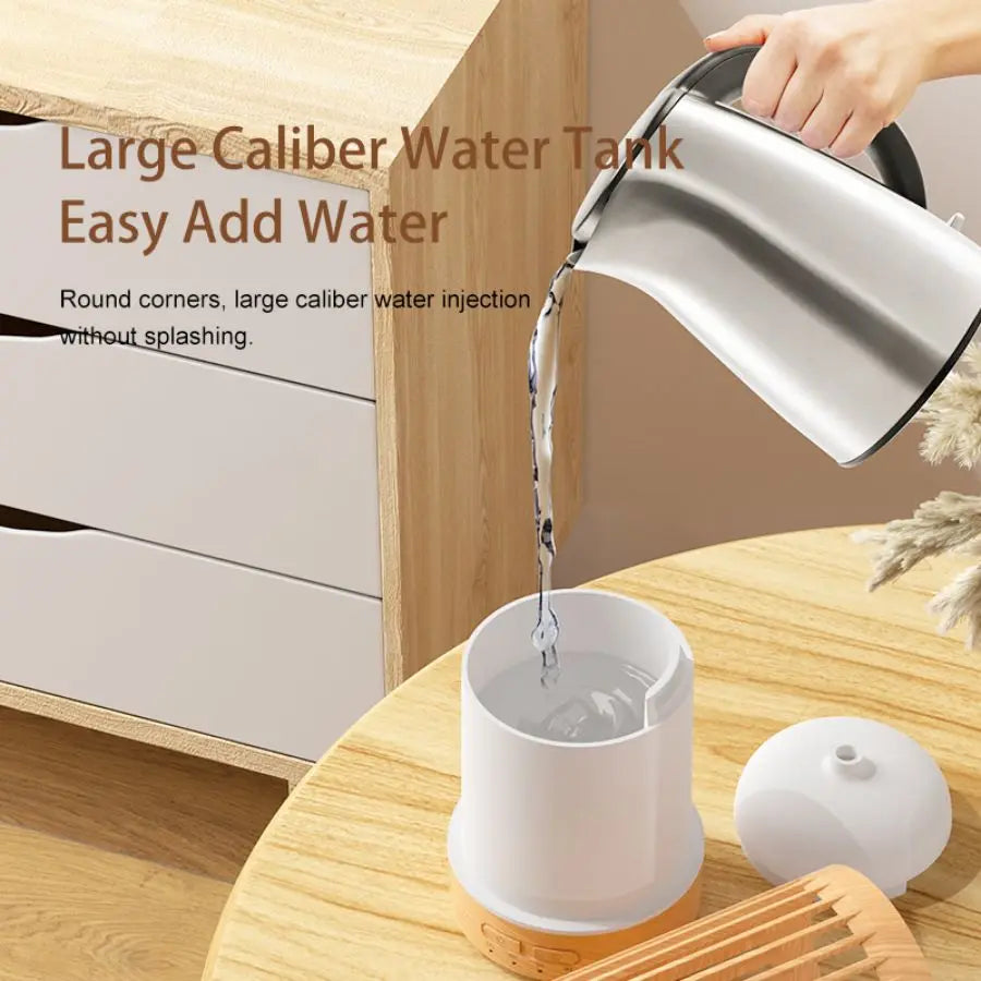 Compact Mini Essential Oil Diffuser with LED Light