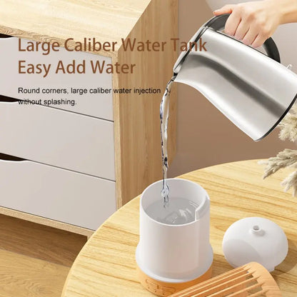 Compact Mini Essential Oil Diffuser with LED Light