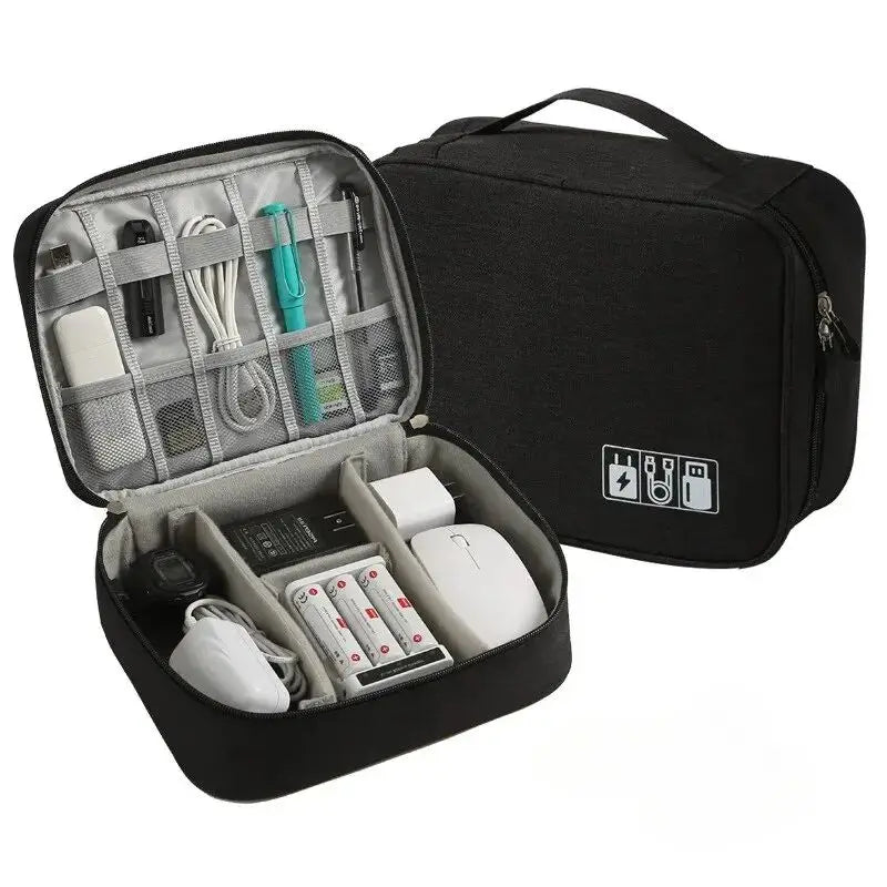 Premium Travel Cable Organizer Bag Waterproof Storage - Befez