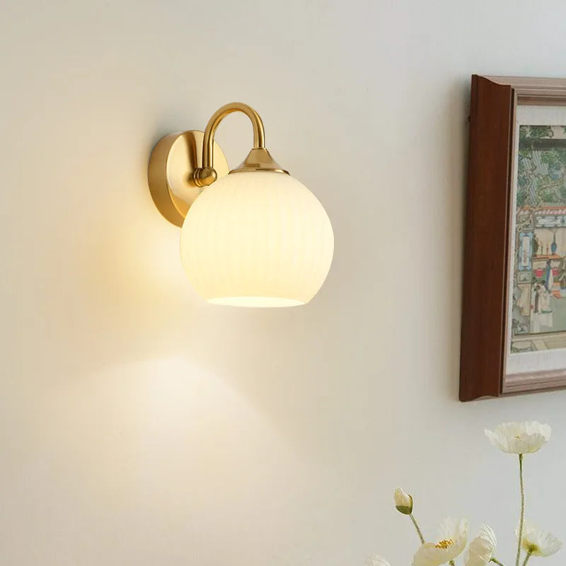 Contemporary Glass LED Wall Light