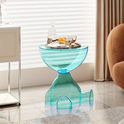 Compact Folding End Table