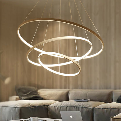 Circle Crystal Pendant Light