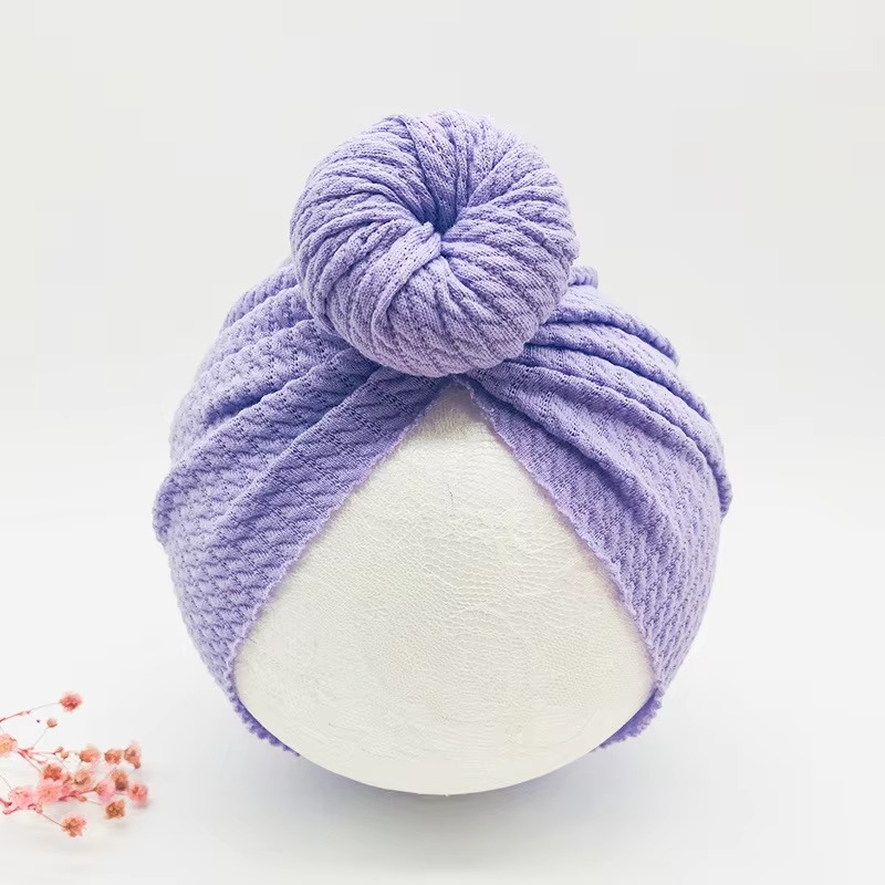 Soft Baby Beanie with Cute Bow Headband