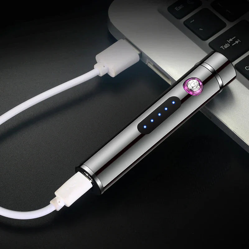 Premium USB Lighter with Double Arc and Rechargeable Design