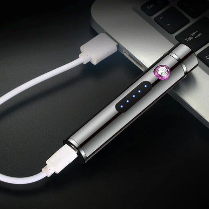 Premium USB Lighter with Double Arc and Rechargeable Design