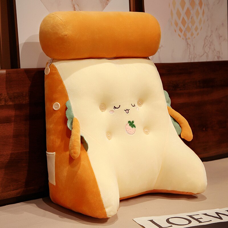 Soft Cushion Bread Shaped Throw Pillows